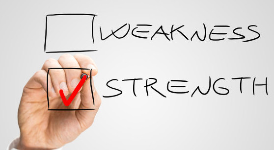 Hand Checking Box Next To The Word Strength