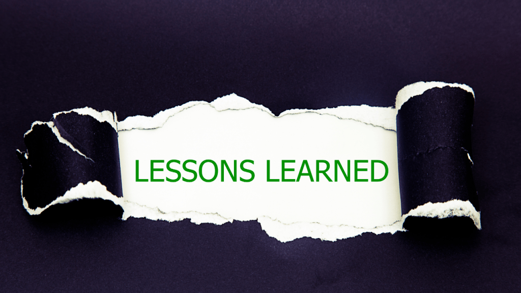 Lessons Learned: Life’s Best Way of Teaching Us While We Are&nbsp;Living